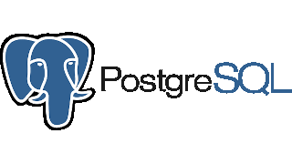 PostgreSQL logo with name
